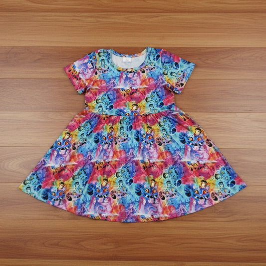 short sleeve kpop dress