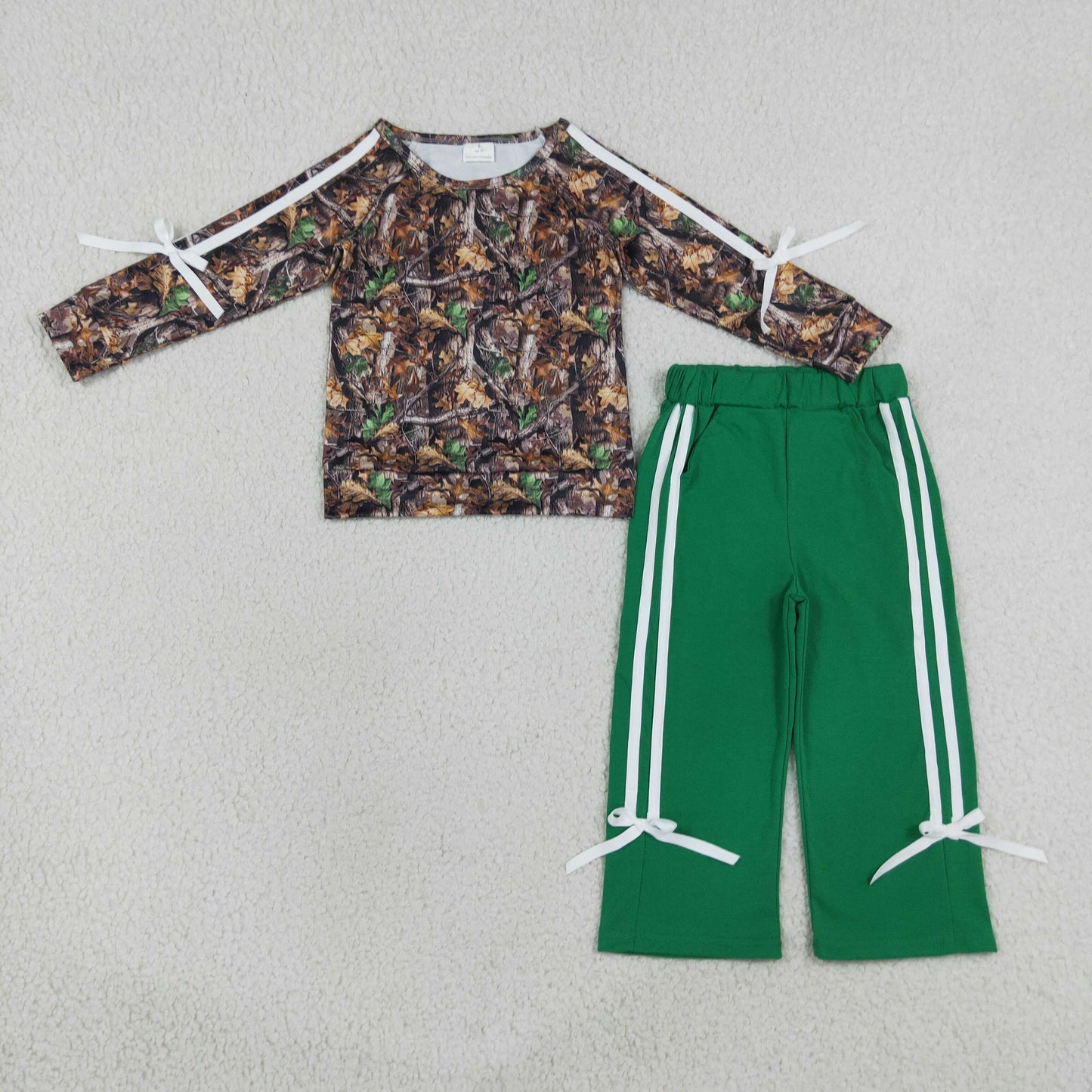 long sleeve camo pants outfit girls outfit