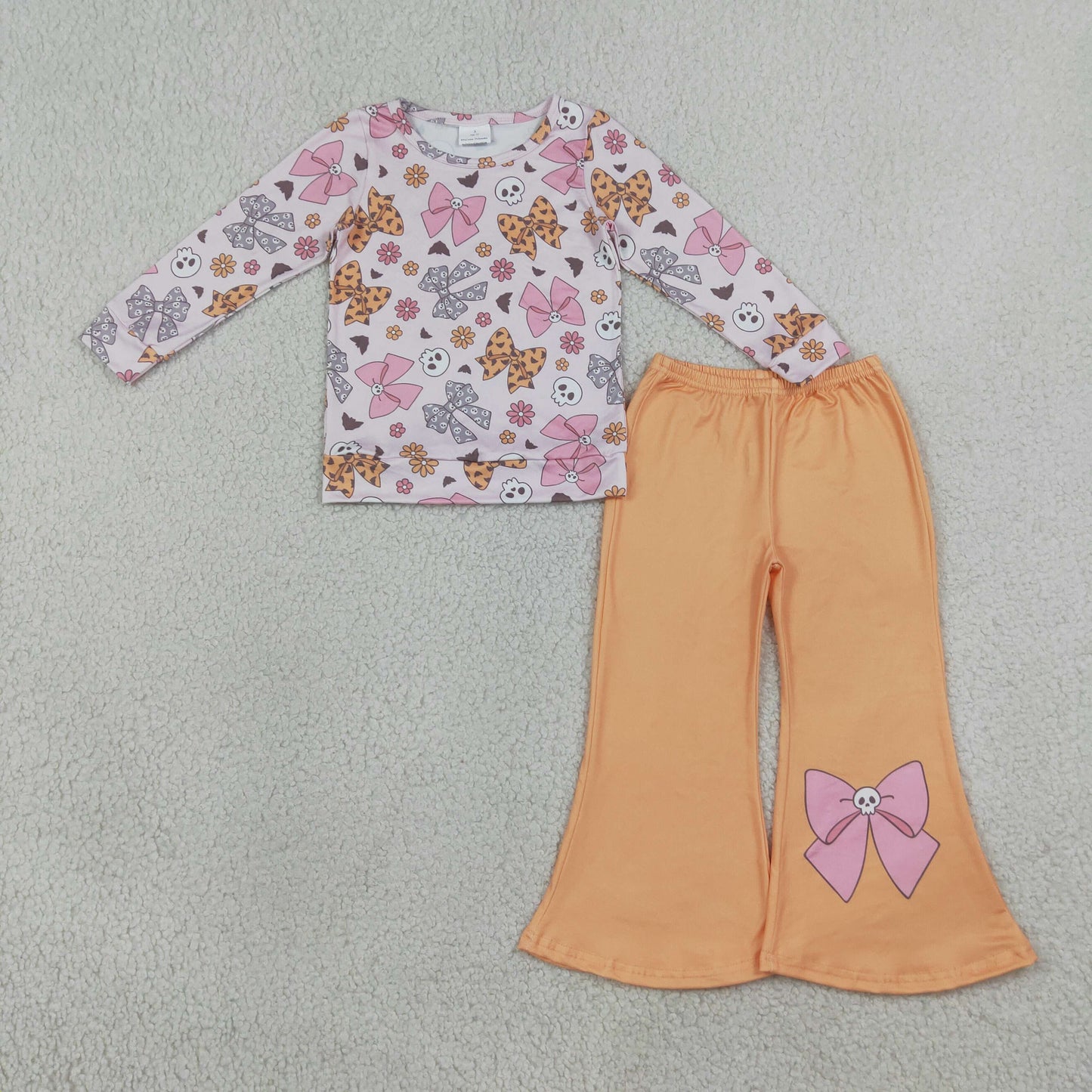 Halloween skull coquette print belle outfit