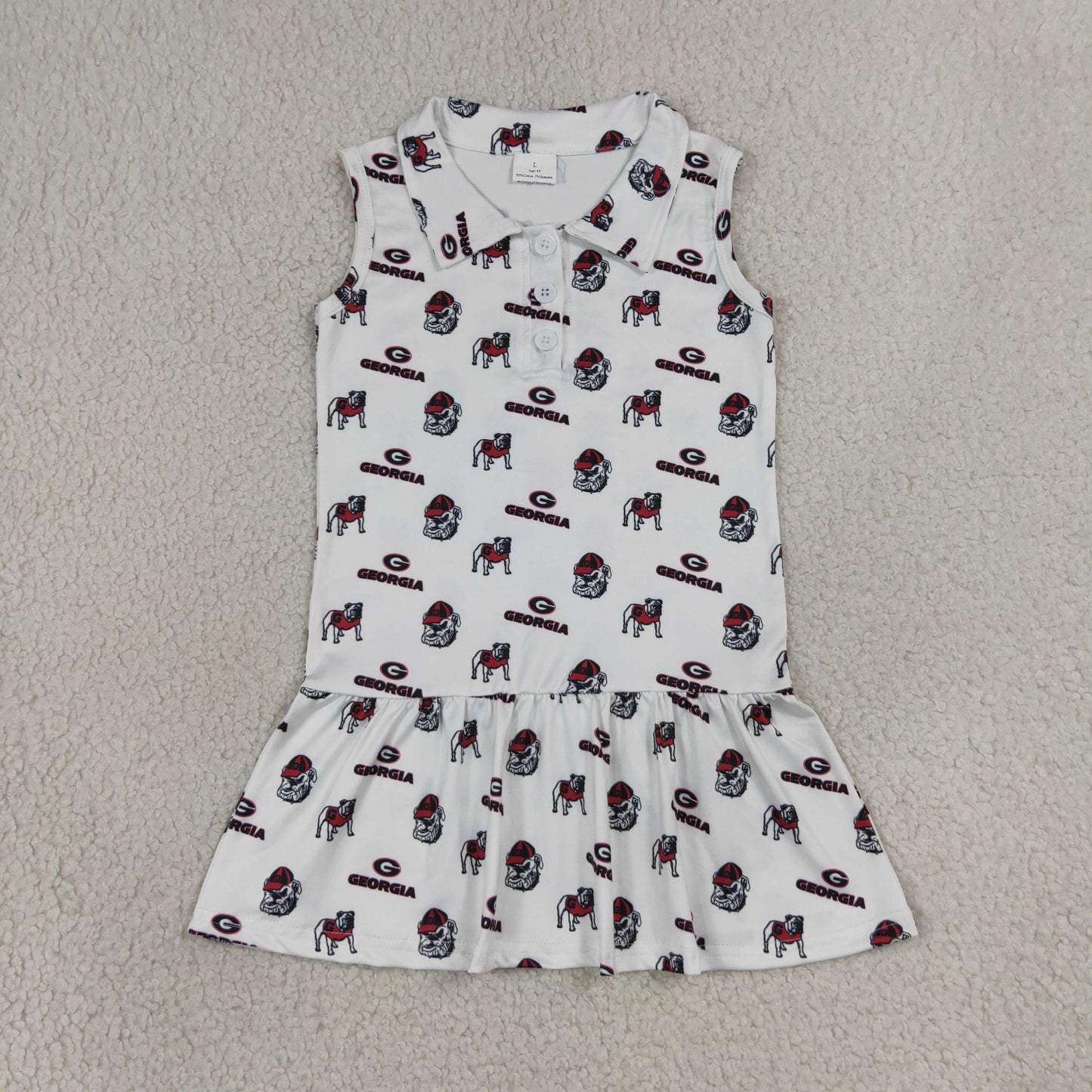 girls bulldogs polo dress