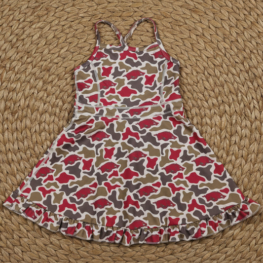 red olive team athletic skort dress