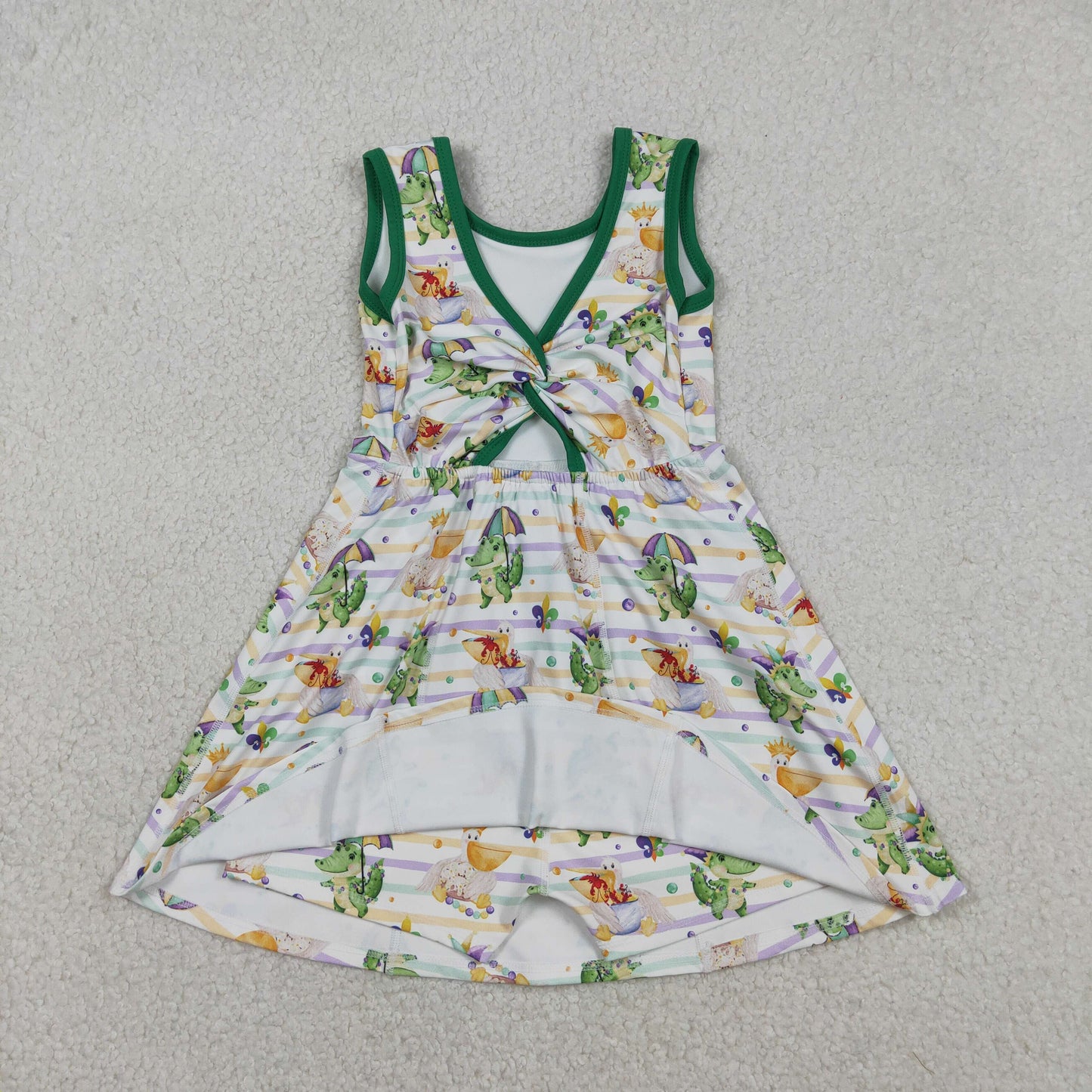 mardi gras dinosaur king athletic dress