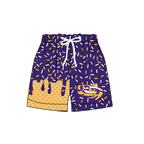Custom order MOQ 3 school team drip sprinkles boys shorts