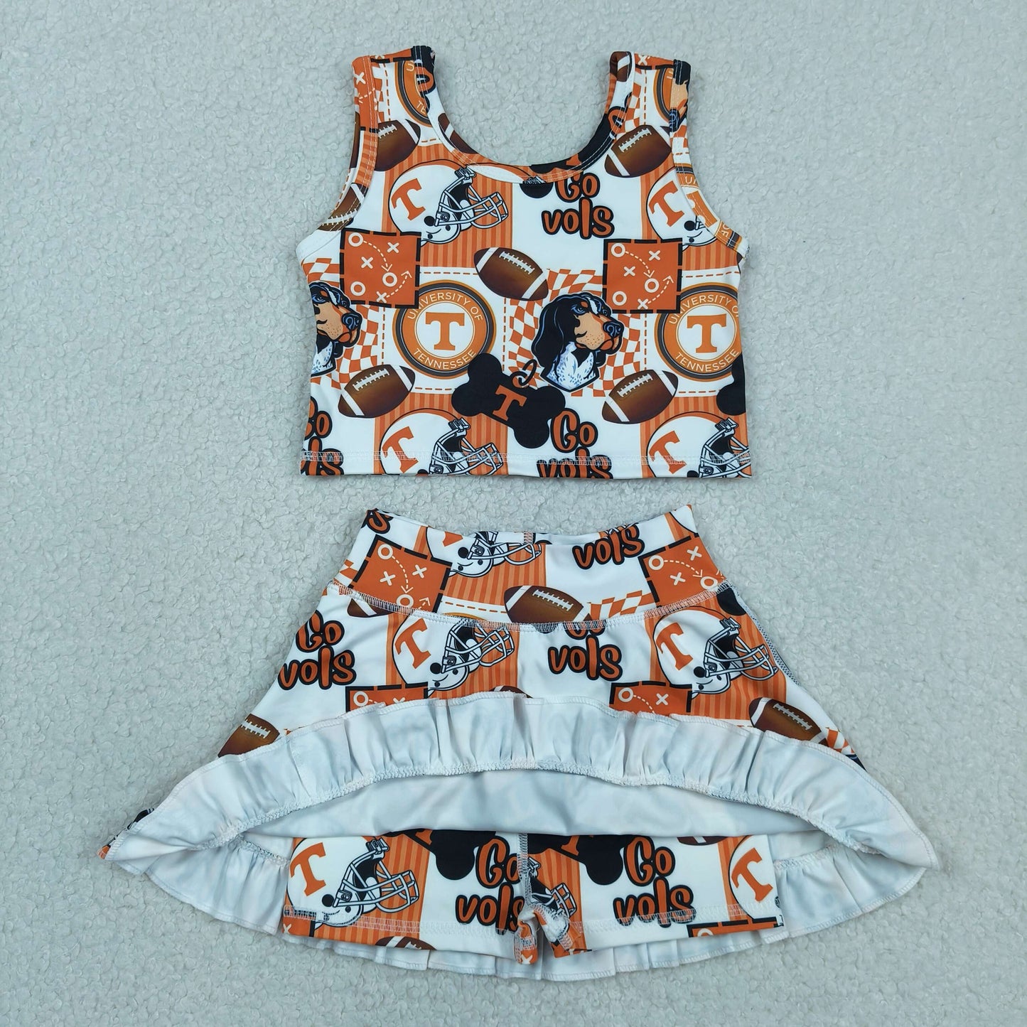 go vols skort athletic outfit girls clothes