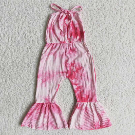 A5-16 New summer baby girls Rose red and white tube top one-piece bubble cotton suit