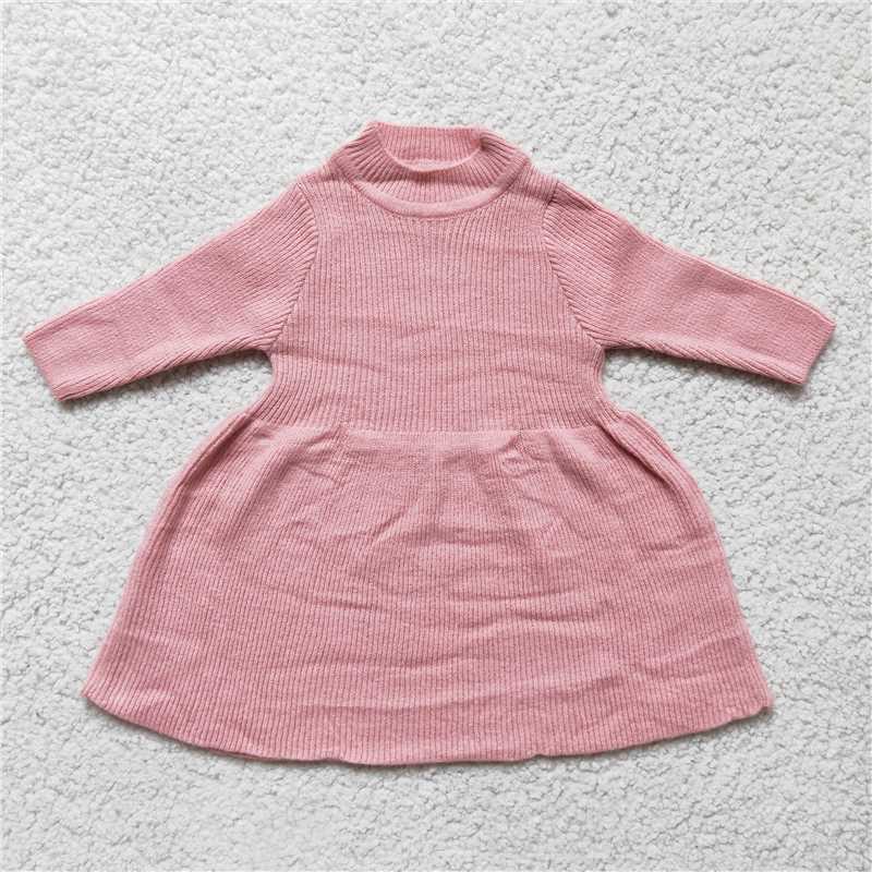 6 B0-20 bean paste powder sweater long sleeve skirt