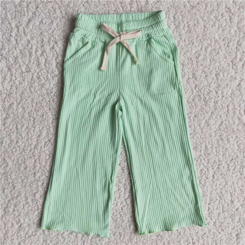 E14-4 Light Green Pocket Trousers