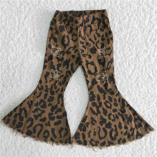 C7-13 New fashion Leopard Print Double Lace Pants