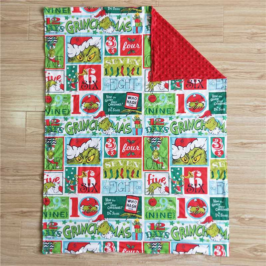 B6-20 christmas alphabet blanket