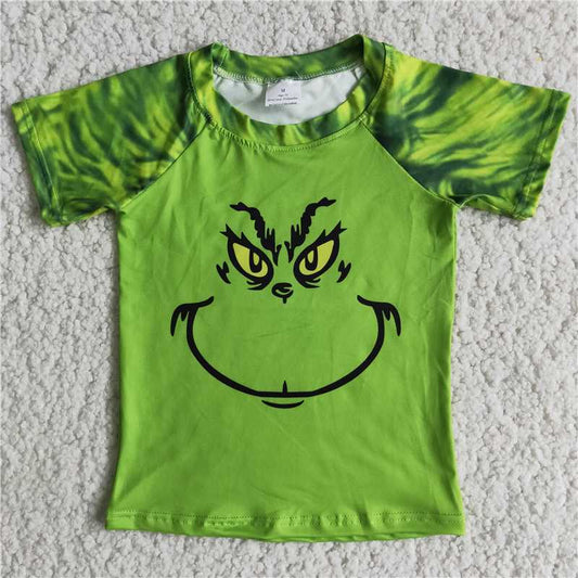 D3-5 Green Short Sleeve Top