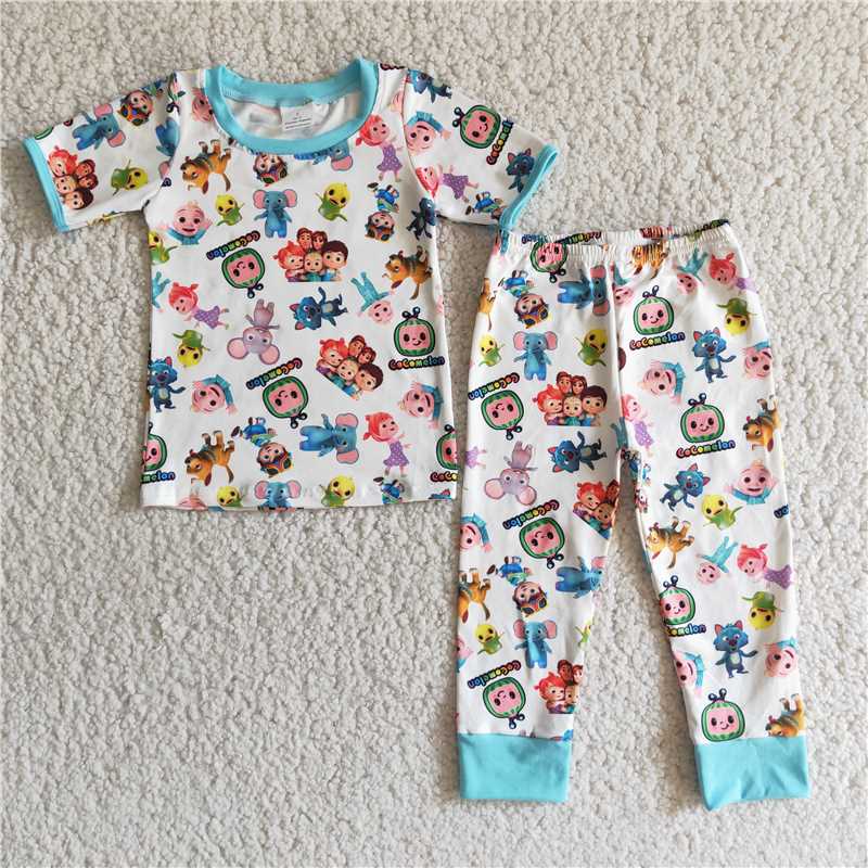 D6-3 boy cartoon blue suit