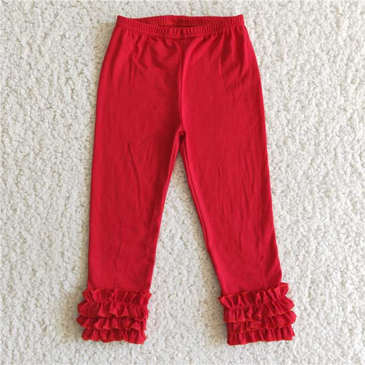 E2-27 Red Ruffle Trousers