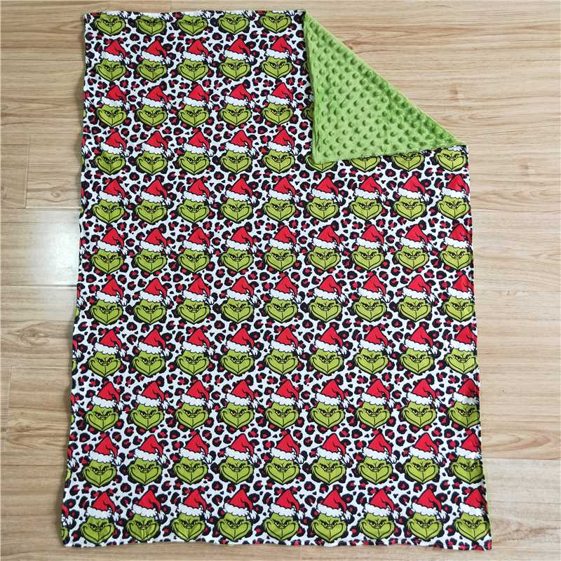 B6-12 christmas baby blanket