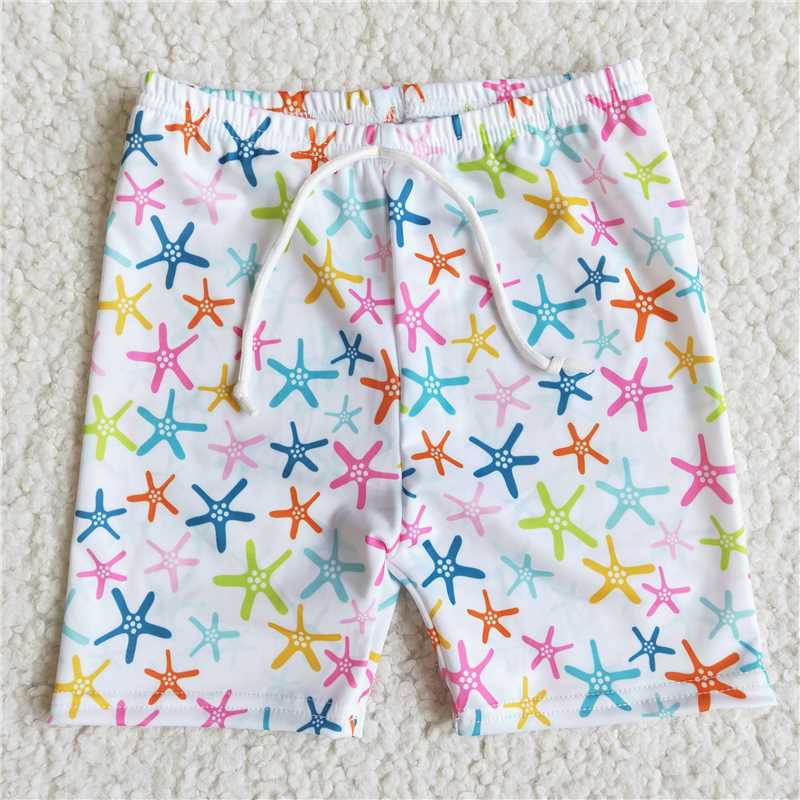 E13-20 boy star swim trunks
