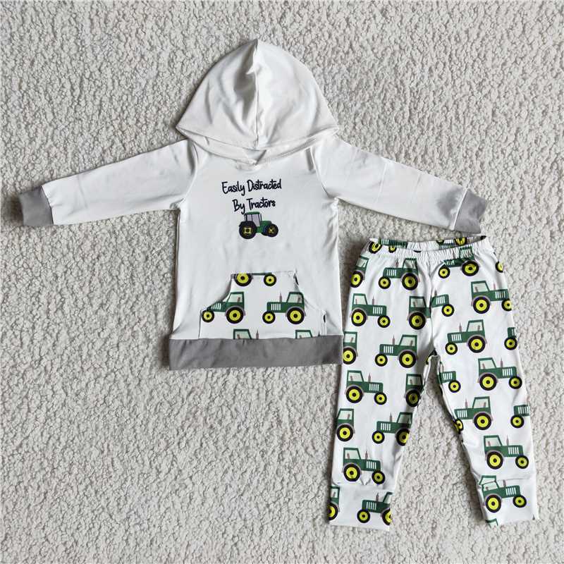 6 A23-30 Hooded Long Sleeve Pants Set
