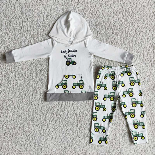 6 A23-30 Hooded Long Sleeve Pants Set