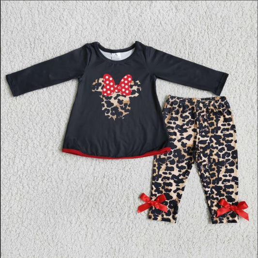 6 A15-17 cartoon black cute long sleeve outfit D 1101