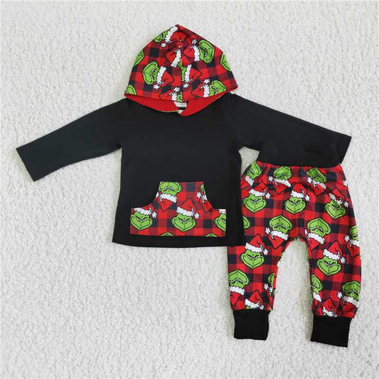 6 A10-29 cute cartoon hoodie set
