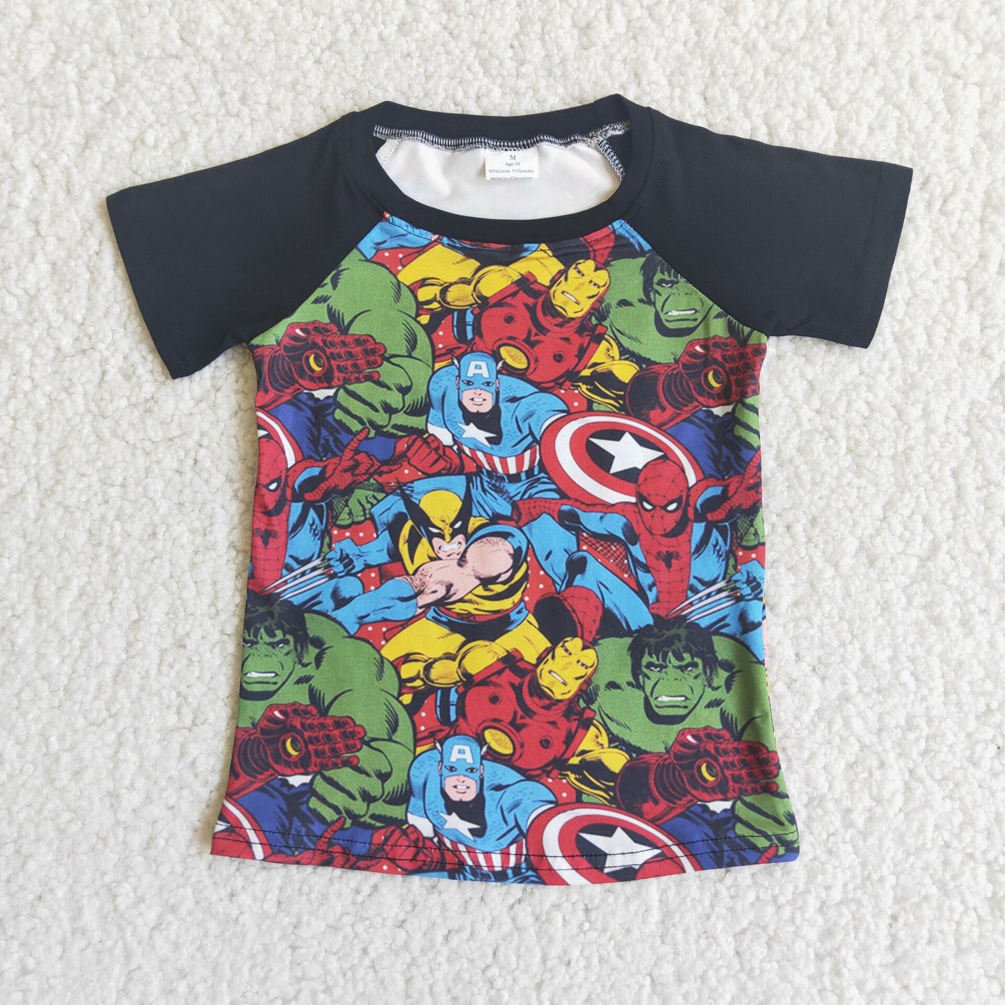A8-21-1 boy's short sleeve top