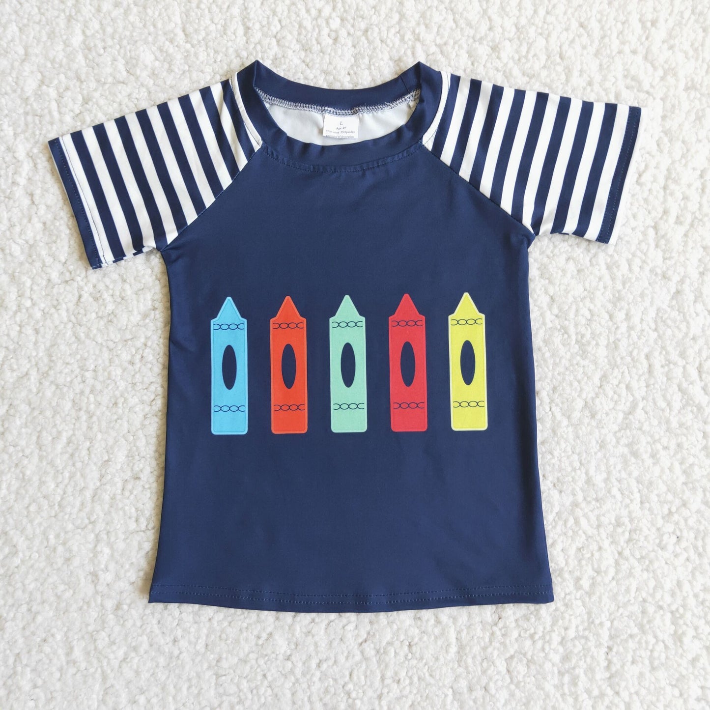 A9-13 Pencil Blue Short Sleeve