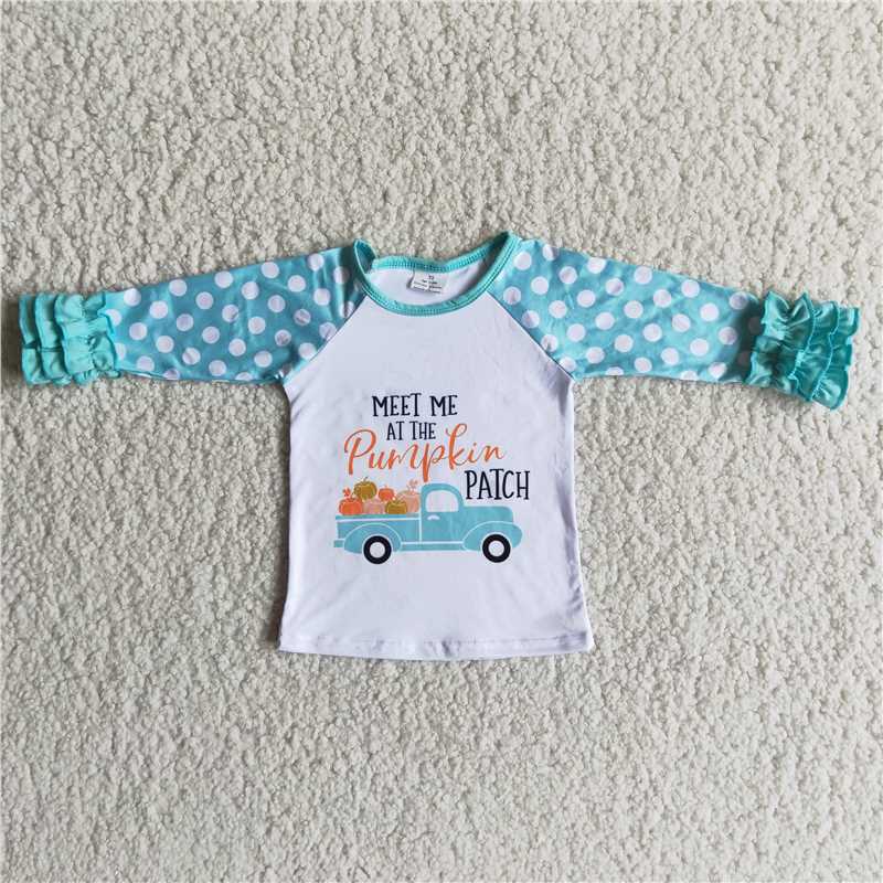 6 B2-36 Pumpkin Baby Girls Top