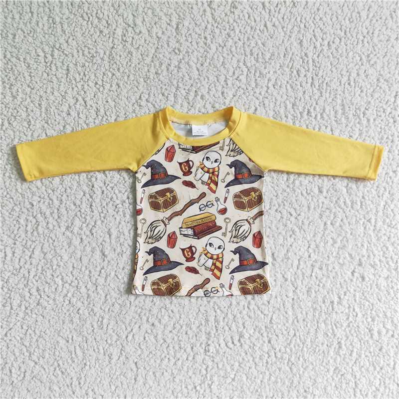 6 A31-11 Yellow Long Sleeve Top