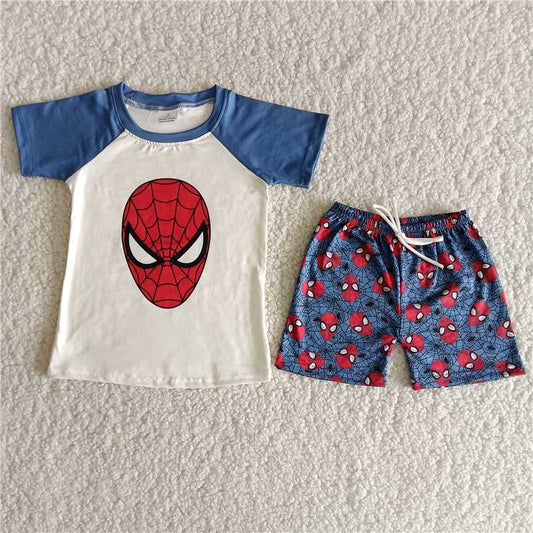 B3-16 Dark Blue Spider-Man Mask Boy Set