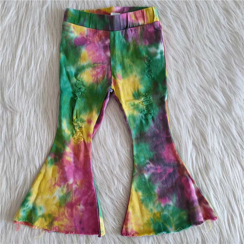 New fashion Dark Green Watercolor JeansB14-9