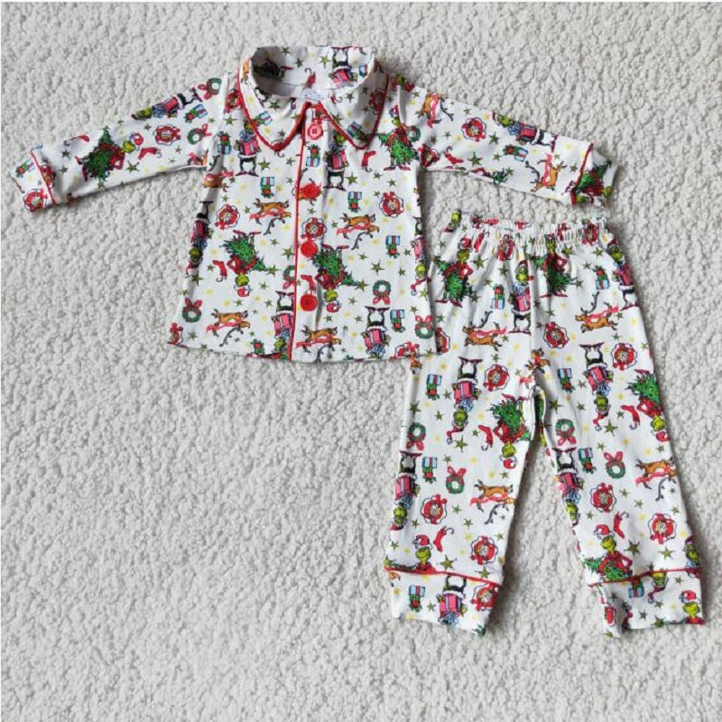 6 C6-39 Baby girls long sleeve pajama set