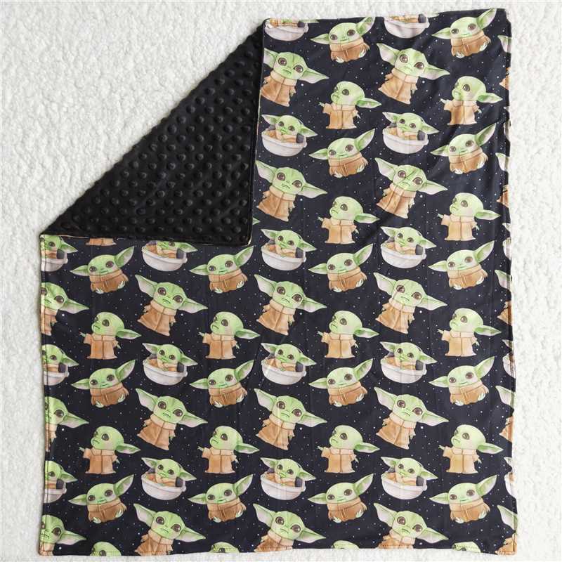 6 B10-11 black baby blanket