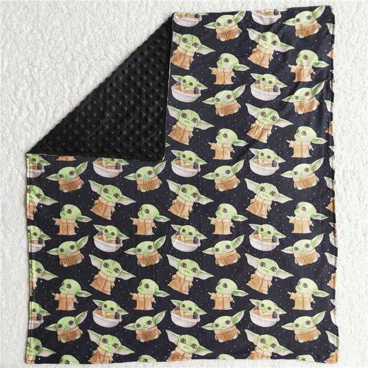 6 B10-11 black baby blanket