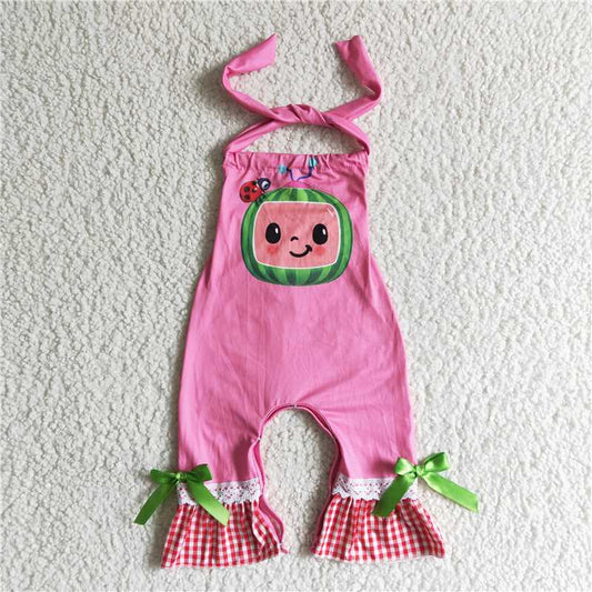 B10-30 New summer pink suspender bodysuit D 7.4