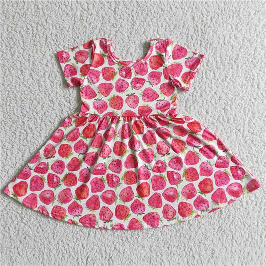 GSD0007 Pink Strawberry Dress