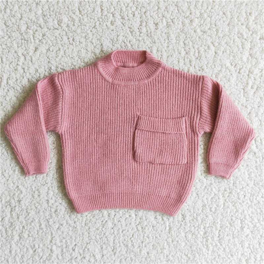 6 B12-40 bean paste powder pocket sweater