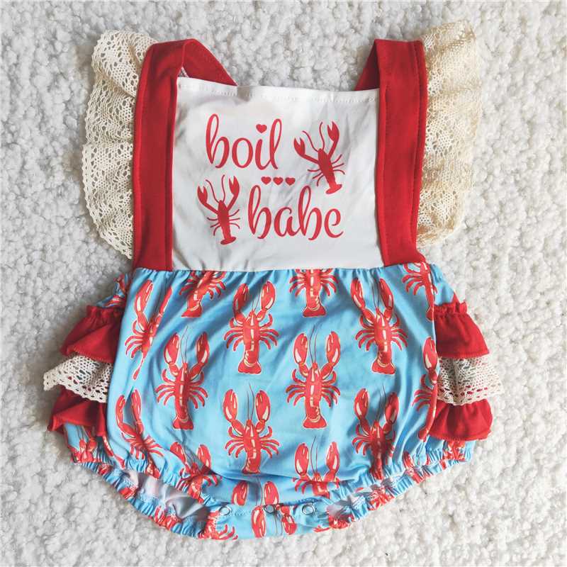 C15-27 Lobster Lace Romper