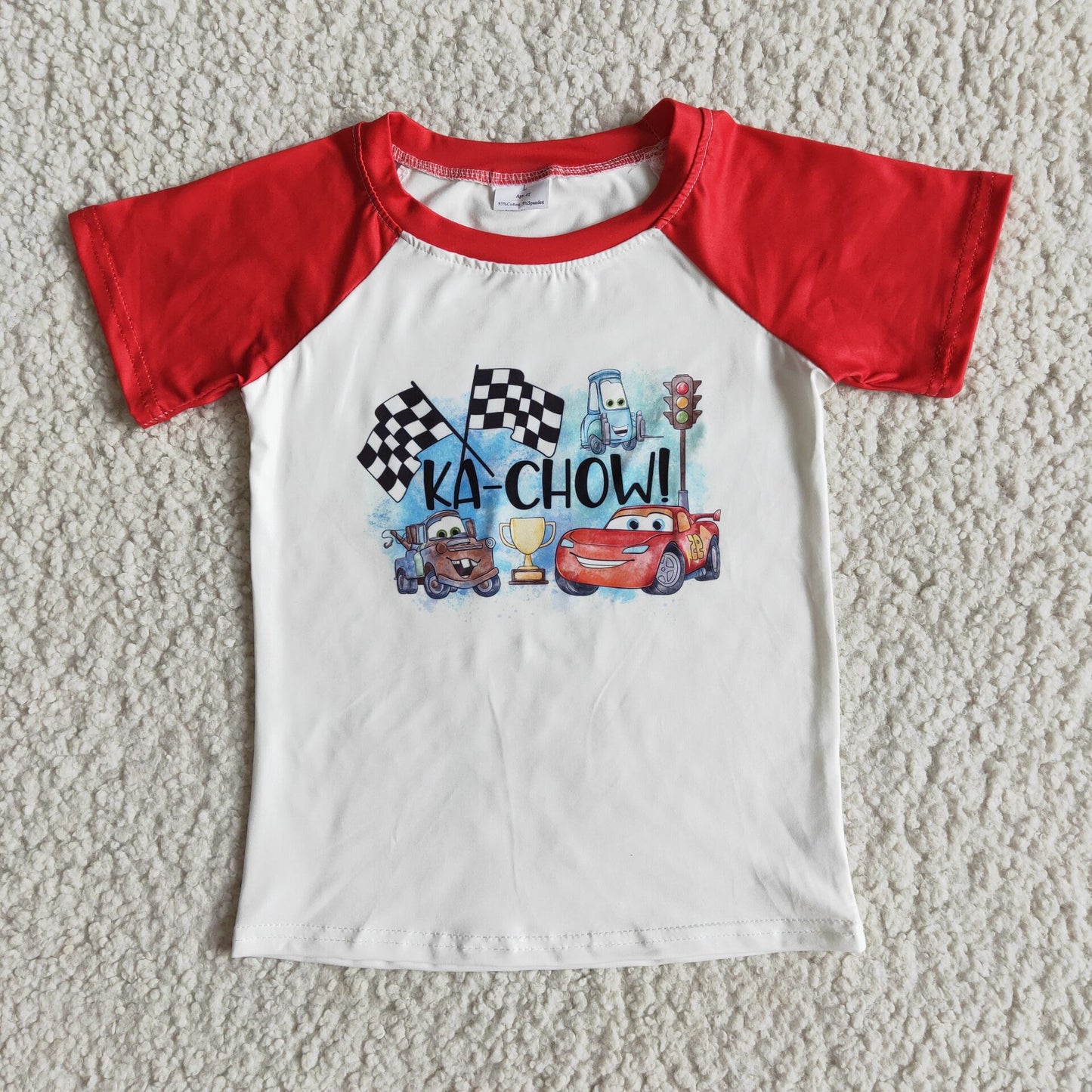 D3-20 Red Short Sleeve Top T-shirt