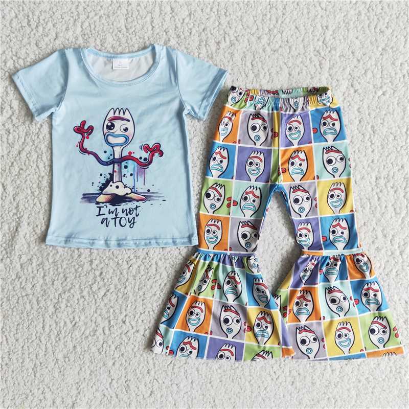 B2-2 Figure Toys Short Sleeve Flared Pants Set