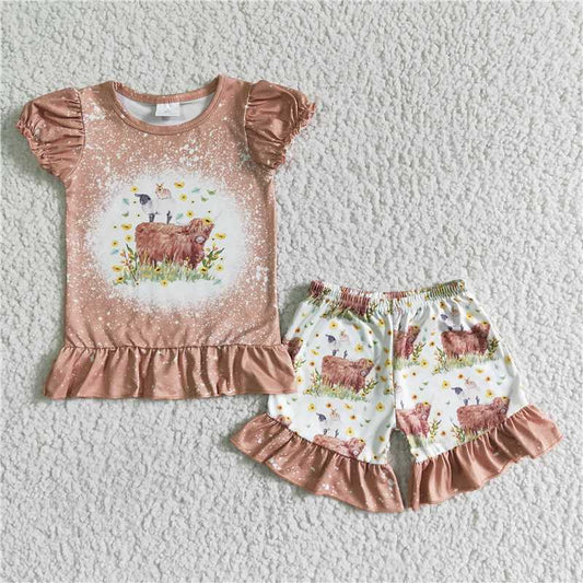 GSSO0083 baby girls fashion design set