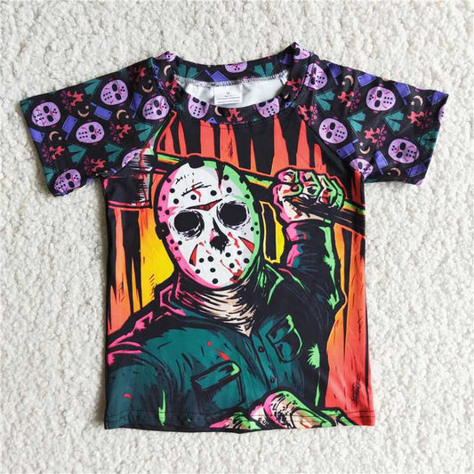 A0-10 Warrior Face Short Sleeve Top T-shirt