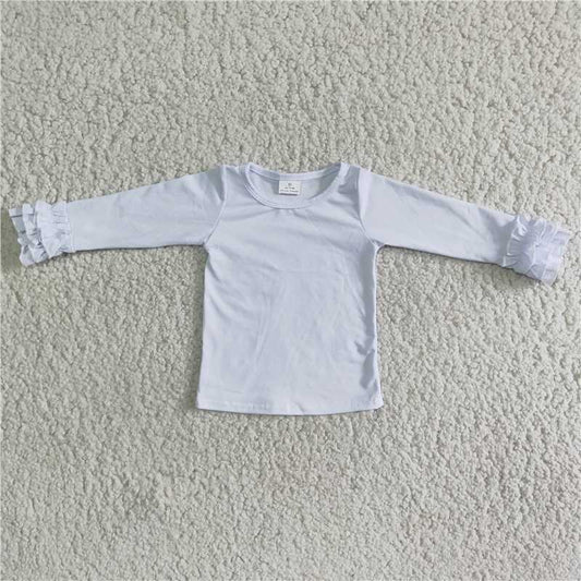6 A8-1 White Long Sleeve Top