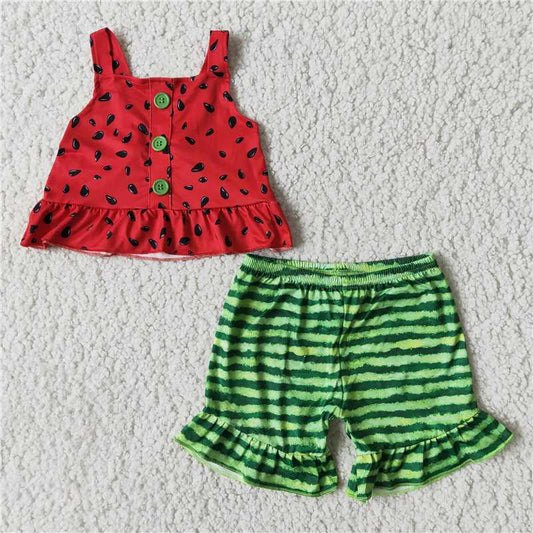B0-28 watermelon suspender set D 6.5