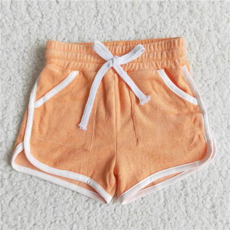 B0-25 Orange Pocket Shorts