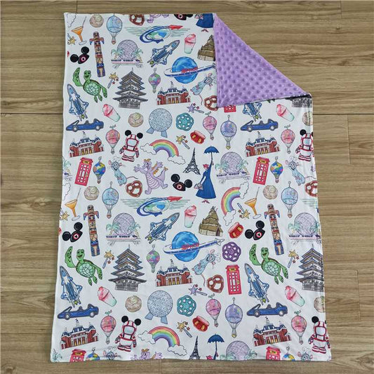 6 B7-34 cute cartoon blanket