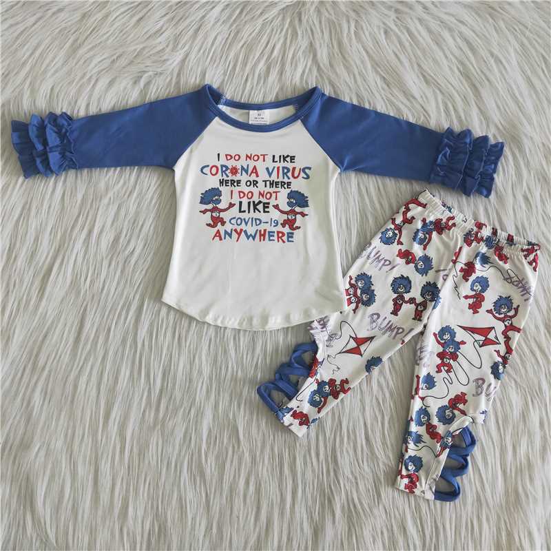 6 A26-11 Blue Lace Long Sleeve Suit