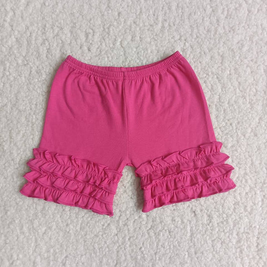 A14-14 rose red shorts