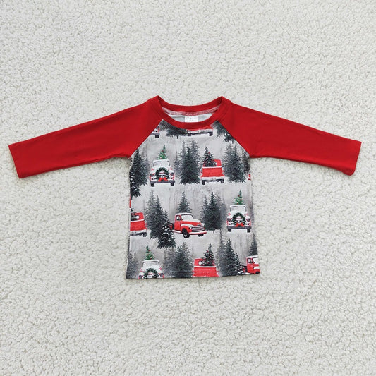 6 A1-21 Red Long Sleeve Car Top