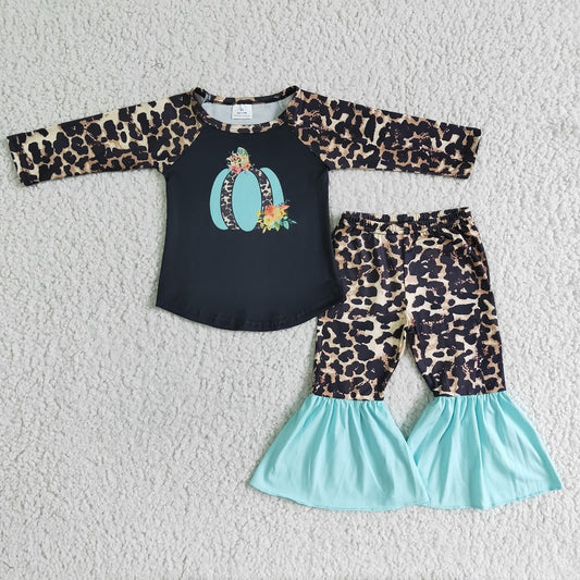 6 A13-15 Blue Pumpkin Leopard Pants Set D 7.26