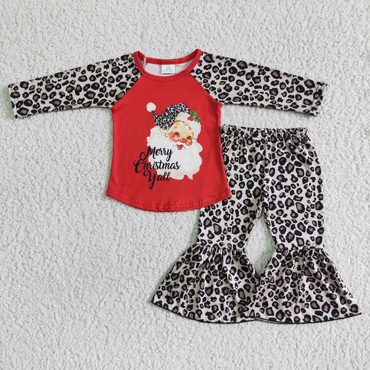 6 A8-15 Baby girls Christmas long sleeve suit