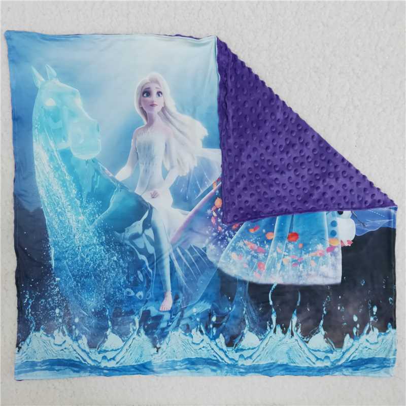 6 B1-36 cartoon snowman blanket