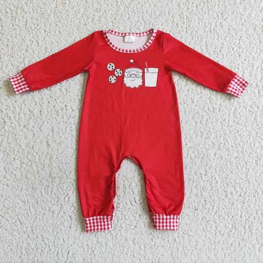 6 B11-27 Cookie Santa Mug Red Boy Bodysuit